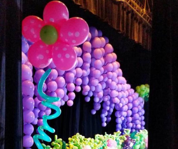 Sculpture sur ballons