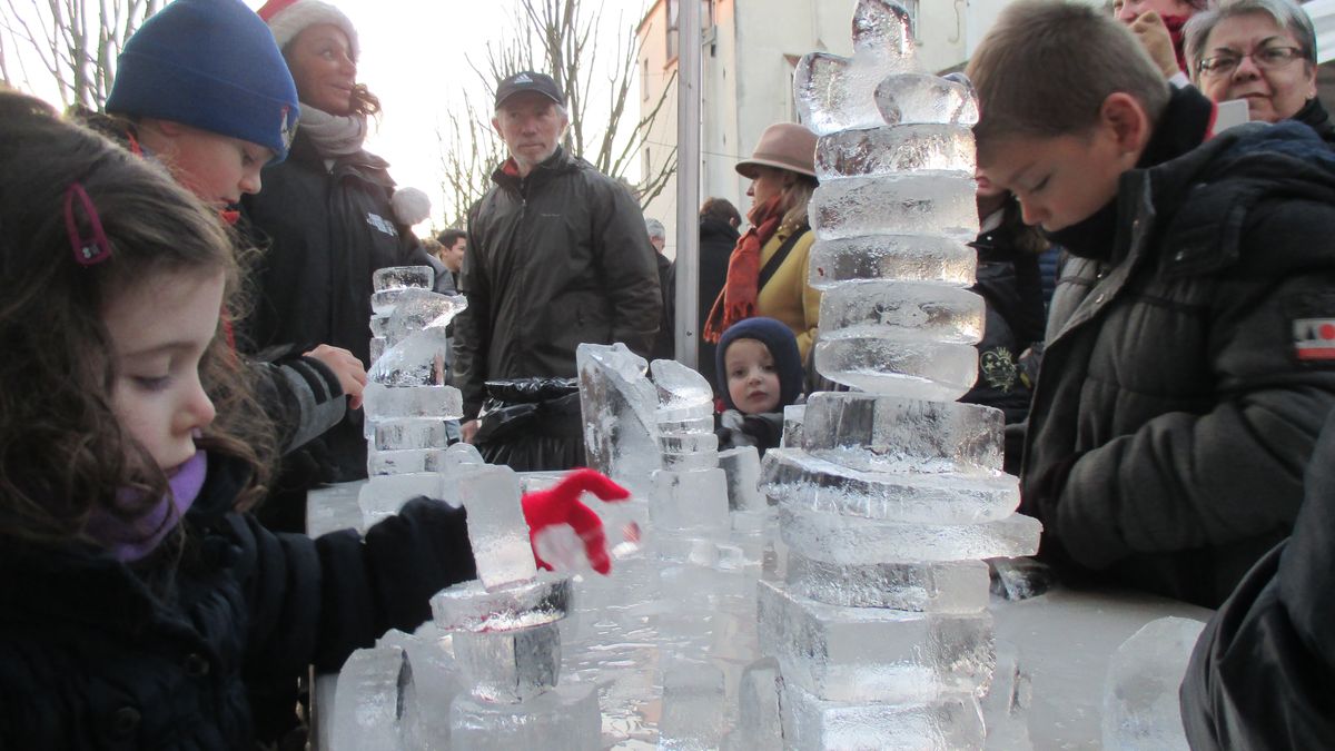 Sculpture sur Glace